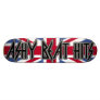 BRITISH BEAT HITS SKATEBOARD