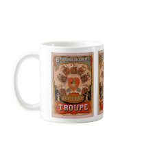 British Blonde Burlesque, 'Troupe' Retro Theater Coffee Mug