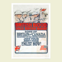British Blood calls British Blood! (US02107) posters by Hoover British Blood calls British Blood! (US02107) posters