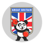 British Boxing Panda Sticker
