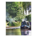 BRITISH CANAL BOATS PHOTOGRAPHIC PRINT