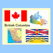 British Columbia Canada postcards