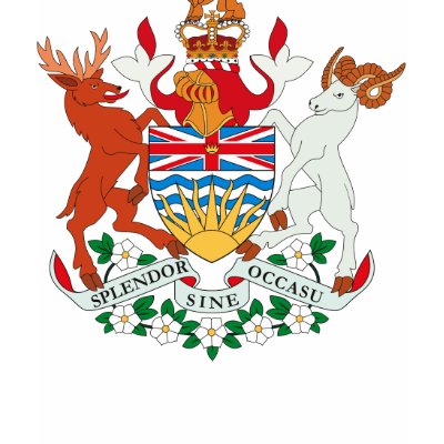 British Columbia Coat of Arms T-shirt by FlagTshirts