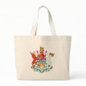British Columbia Coat of Arms Tote Bag by FlagTshirts British Columbia Coat of Arms Tote Bag