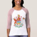 Ladies 3/4 Sleeve Raglan (Fitted)