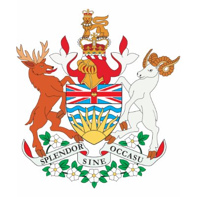 British Columbia Coat Of Arms T Shirts by teyes143