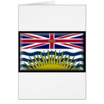 British Columbia Flag Greeting Cards