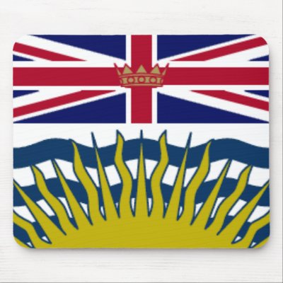 British Columbia Flag Mousepad by jacinto888