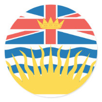 BRITISH COLUMBIA FLAG stickers by flagshirts BRITISH COLUMBIA FLAG stickers