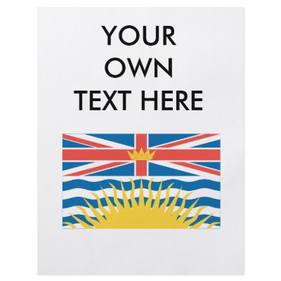 BRITISH COLUMBIA FLYER by flagshirts