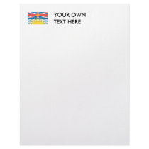 BRITISH COLUMBIA letterhead by flagshirts BRITISH COLUMBIA letterhead