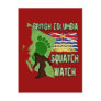 British Columbia Squatch Watch Post Card