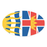 BRITISH COLUMBIA OVAL STICKERS