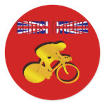 British Cycling Tshirts and Novelty Cycling gifts stickers