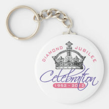 British Diamond Jubilee - Royal Souvenir Keychain