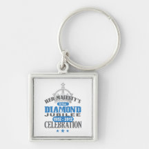 British Diamond Jubilee - Royal Souvenir Key Chains