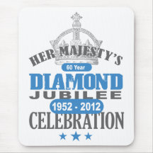 British Diamond Jubilee - Royal Souvenir Mousepads