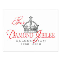 British Diamond Jubilee - Royal Souvenir Postcard