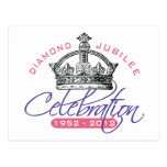 British Diamond Jubilee - Royal Souvenir Postcard
