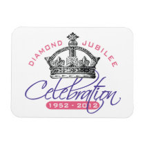 British Diamond Jubilee - Royal Souvenir Flexible Magnets