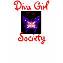 British Diva Girl Butterfly t-shirts by Shoppe British Diva Girl Butterfly t-shirts