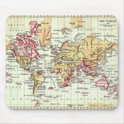 British Empire in 1897 Mousemat Mouse Mats by cooldudeproducts