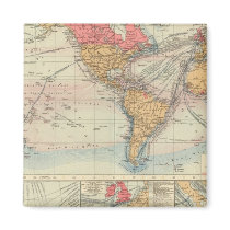 British Empire, routes, currents Fridge Magnet