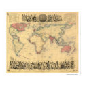 British Empire Throughout the World 1855 posters