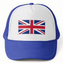 British Flag bevelled Mesh Hats