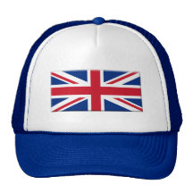 British Flag bevelled Mesh Hats