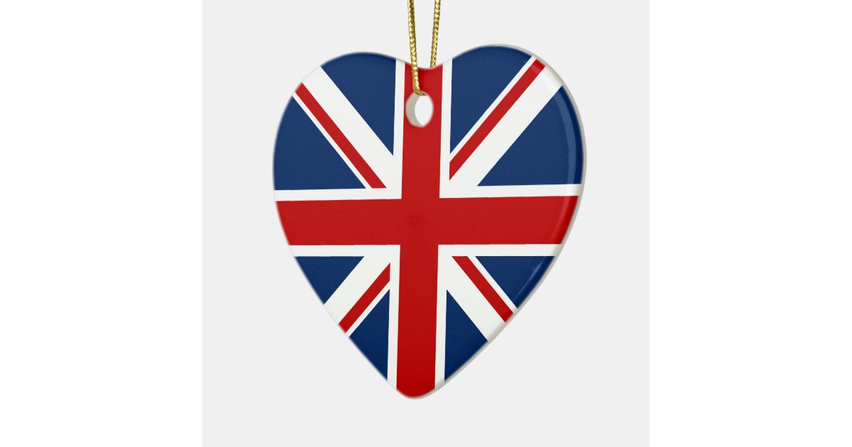 British Flag Christmas Ornament | Zazzle
