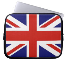 British flag computer sleeve