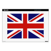 British flag decal for 15" laptop 