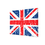 British Flag Distressed Gallery Wrap Canvas