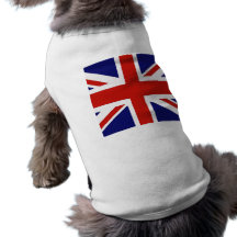 British flag doggie shirt