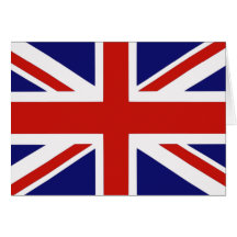 British flag greeting card