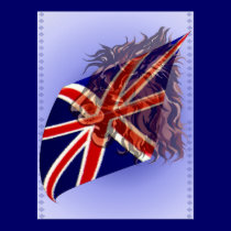 British Flag 'n' Lion Poster posters by Lotacats British Flag 'n' Lion Poster posters