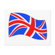 British flag postcard