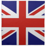 British flag printed napkin 