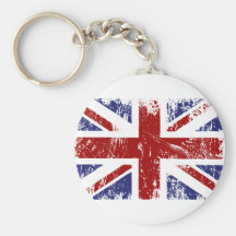 British Flag Punk Grunge Keychain