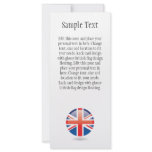 British Flag Rack Card