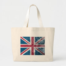 British Flag, (UK, Great Britain or England) Canvas Bag