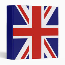 British flag vinyl binder