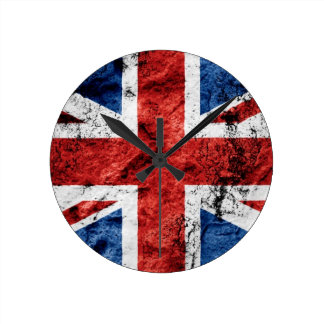 BRITISH FLAG WALL CLOCKS