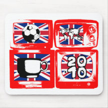 BRITISH FOOTBALL HEROES 4 telly Logo Mousepads
