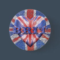 British Heart buttons