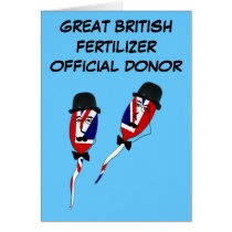 British humour rude slogan British sperm cards by LIMEYBOY British humour rude slogan British sperm cards