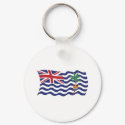 British Indian Ocean Flag Keychain