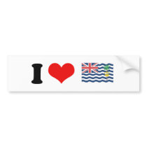 British Indian Ocean Territories Flag Bumper Stickers