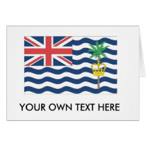 British Indian Ocean Territories Flag Greeting Cards